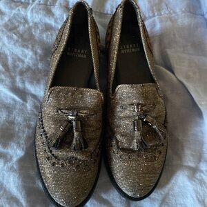 Stuart Weitzman Guything Pyrite Nocturn Loafers Size 5.5